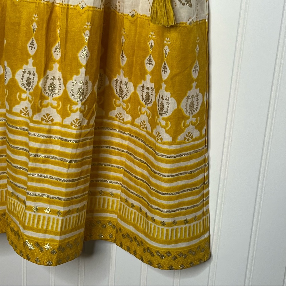 W for Woman Bohemian Printed Flared Midi Dress Size Small - Picture 9 of 16